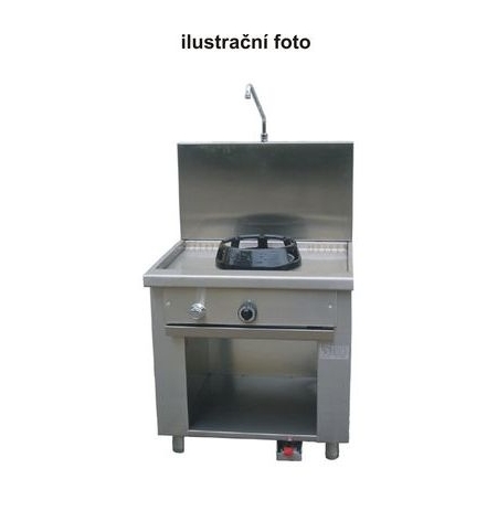 Plynový WOK sporák monoblok CC/01 500 x 600 mm