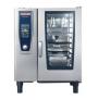 Konvektomat SelfCookingCenter® SCC 101E 5Senses (400V) se stojanovým vozíkem a ližinou