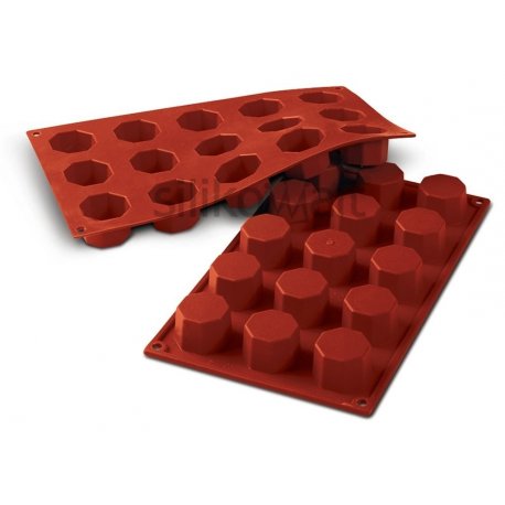 Forma silikonová skup.15x Octagons