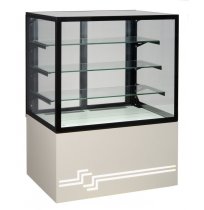 Vitrína chladící obslužná Cube II, ventilační, 60 cm, cukrářská