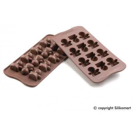 Forma na čokoládu silikonová EasyChoc 12x Mood