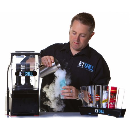 Výrobník kouřících drinků chlazených suchým ledem JETCHILL Twin Probe