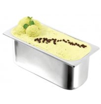 Gastronádoba na zmrzlinu 360x165x120 mm, 5 ltr. nerezová