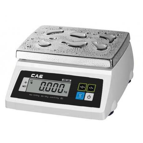 Váha stolní kuchyňská voděodolná CAS SW 1W digitální , 10 kg, ES ověření