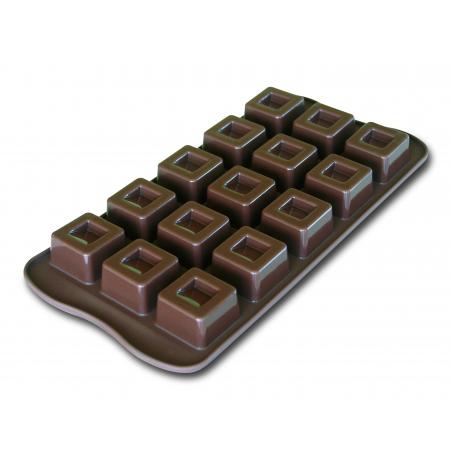 Forma na čokoládu silikonová EasyChoc 15x Cube