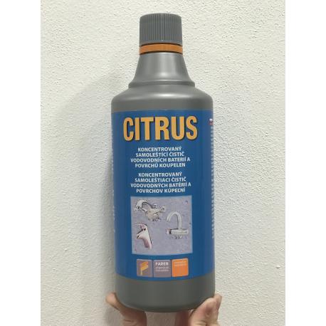 CITRUS čistící prostředek na vodovodní baterie a povrchy koupelen 750ml