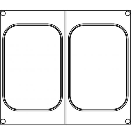 Matrice SP13 pro 2 jednodílné misky 160×110 mm na polévku