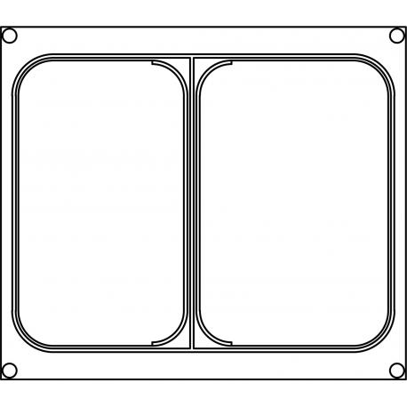 Matrice AG12 pro dvoudílné misky 227×178 mm