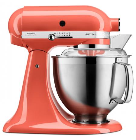 Robot kuchyňský Artisan KitchenAid 5KSM185 lososová 4,83 ltr.