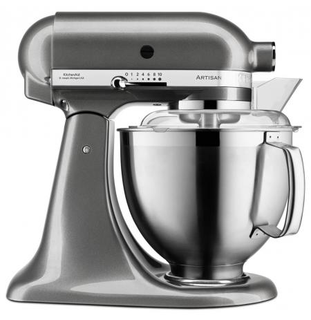 Robot kuchyňský Artisan KitchenAid 5KSM185 stříbřitě šedá 4,83 ltr.