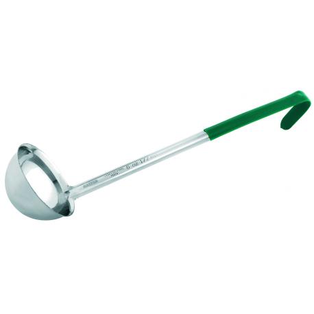 Naběračka nerez monobloc 95 mm/17,5 cl, zelená rukojeť Naběračka nerez monobloc 95 mm/17,5 cl, zelená rukojeť