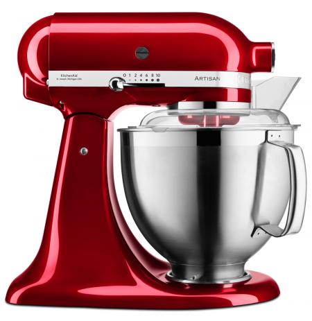 Robot kuchyňský Artisan KitchenAid 5KSM185 červená metalíza 4,83 ltr.