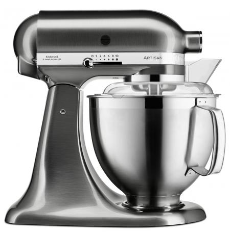 Robot kuchyňský Artisan KitchenAid 5KSM185 broušený nikl 4,83 ltr.