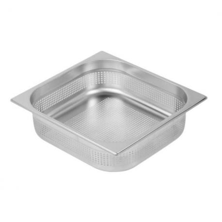 Gastronádoba nerezová profi děrovaná s úchyty GN 2/3 352 x 325 mm, hloubka: 40 mm M-23040 PU