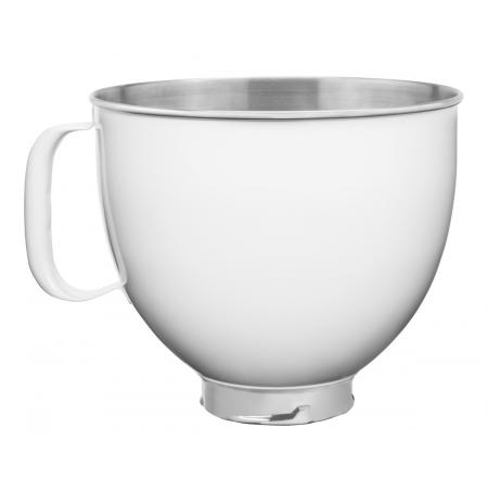 Nerezová mísa 4,83 ltr. 5KSM5SSBWH KitchenAid - bílá