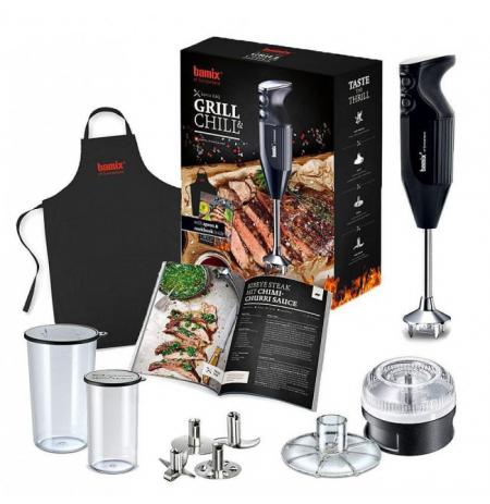 Ponorný tyčový mixér BAMIX BBQ DELUXE 200 W, černý
