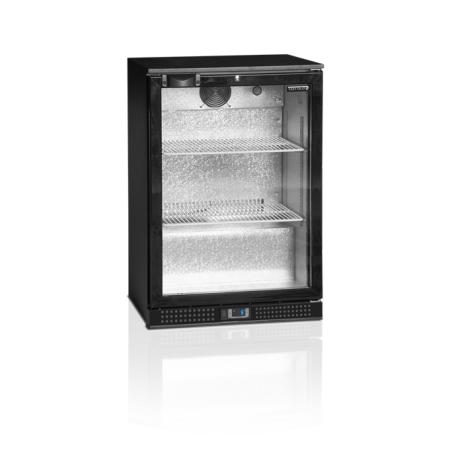 Minibar DB125H-I, prosklené křídlové dveře, černý