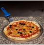 Plato servírovací hliníkové na pizzu 45 cm, tepelně odolná rukojeť