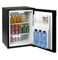 Absorpční hotelový minibar HC 40, plné křídlové dveře, černý