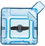 Nádoba FourSide 2Q DBR 4stranná, BPA-free, modrá, víko HARD
