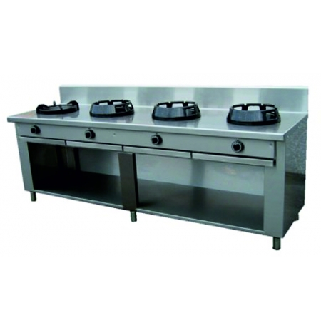 Plynový WOK sporák modul CC/04 2000x700 mm