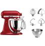 Robot kuchyňský Artisan KitchenAid 5KSM175PSEER + Balíček 5KSM2FPPC