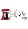 Robot kuchyňský Artisan KitchenAid 5KSM175PSEER + Balíček 5KSM2FPPC