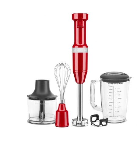 Tyčový mixér kabelový 5KHBV83EOB KitchenAid, královská červená