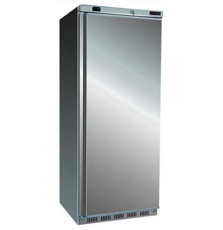 Skříň chladící ventilovaná Save BC 600SS, plné dveře, nerezové provedení