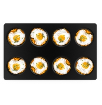 Nepřilnavý hliníkový plech EGGS 8x1 Unox TG 936 GN 1/1