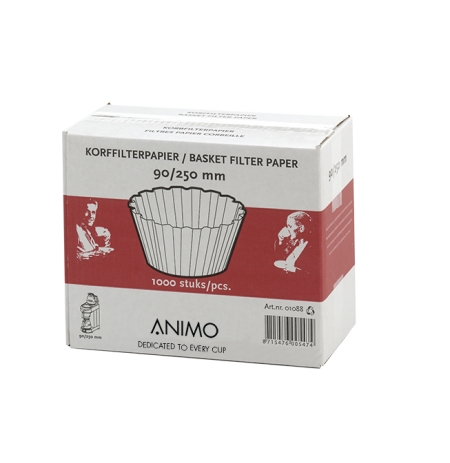 Papírový jednorázový filtr Animo 90/250 mm