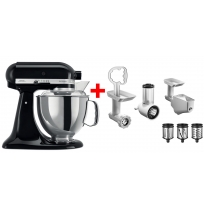 Robot kuchyňský Artisan KitchenAid 5KSM175PSEOB + Balíček 5KSM2FPPC