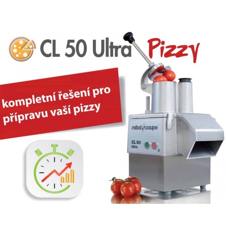 Krouhač zeleniny Robot Coupe CL 50 ULTRA Pizza 230 V a 3 disky (2027)