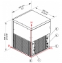 Výrobník ledové tříště Brema G 280 A - chlazení vzduchem