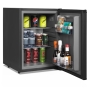 Minibar Tefcold TM 42 plné dveře, černé opláštění