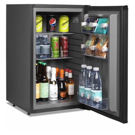 Minibar Tefcold TM 52 plné dveře, černé opláštění