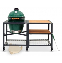 Gril Big Green Egg Medium ve stole - akční set