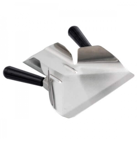Lopatka na hranolky nerezová obouruční