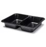 Vanička zatavovací 2-dílná 227x178x50mm, černá, 500 ks