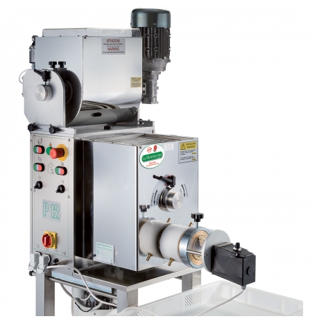 Výrobník tlačených těstovin elektrický s hnětačem P12, včetně 4 matric, 400V