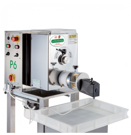 Výrobník tlačených těstovin elektrický P6 s hnětačem 6kg včetně 4 matric, 400V