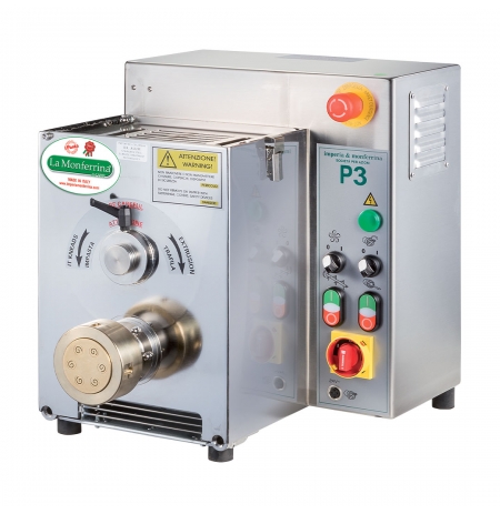 Výrobník tlačených těstovin elektrický P3 s hnětačem 3kg včetně 4 matric, 230V