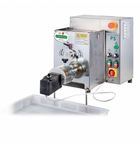 Výrobník tlačených těstovin elektrický P3 s hnětačem 3kg včetně 4 matric, 230V