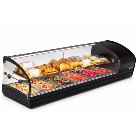 Stolní chladící vitrína SHARK SK26 tapas 2patrová, 6x GN1/3