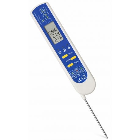 Teploměr duální infra + sonda HACCP, N3127 Tellier