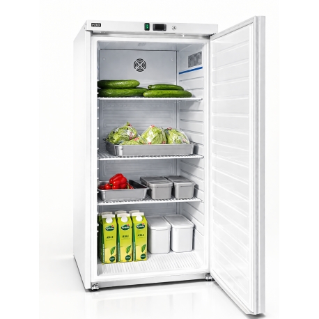 Chladnička na přepravky DR 600 RedFox, plné dveře, bílé opláštění, 580 ltr.