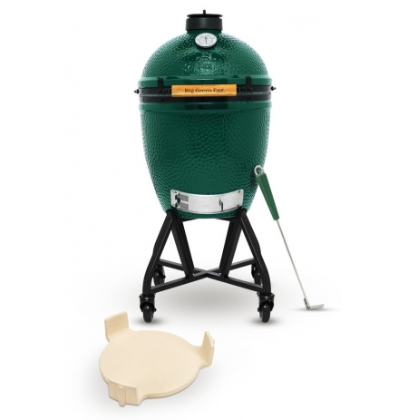 Gril Big Green Egg Large v integrovaném stojanu