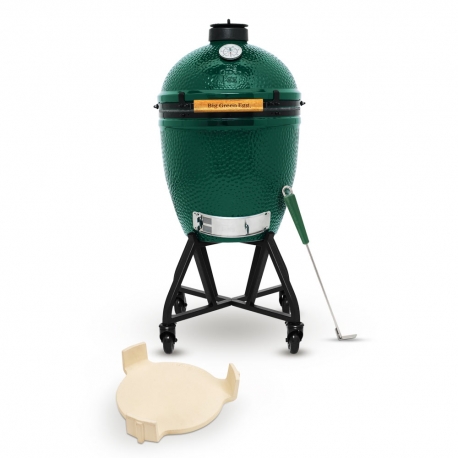 Gril Big Green Egg Medium v integrovaném stojanu