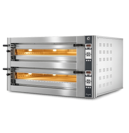 Pec na pizzu dvoupatrová s rekuperací Donatello DN435/2-CD elektrická