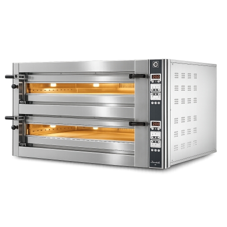 Pec na pizzu dvoupatrová s rekuperací Donatello DN435/2-CD elektrická